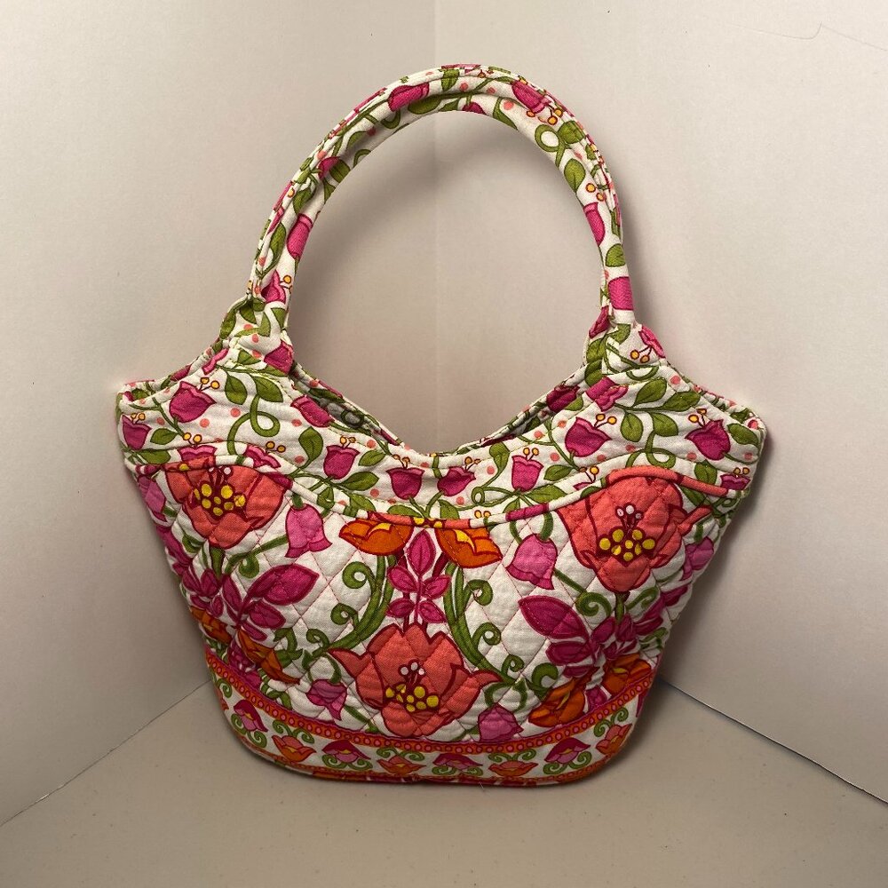 Vera Bradley Daisy Lilli Bell Small Tote Retired Pattern Floral